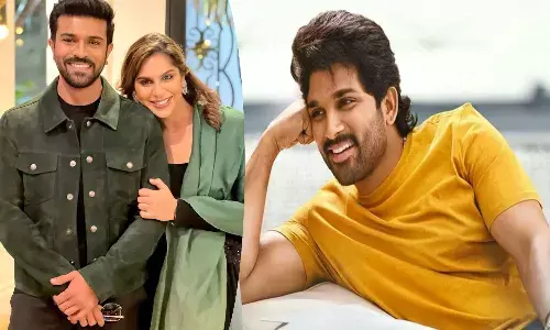 బన్నీకి ప్రేమతో చరణ్-ఉప్సి.. అల్లు అర్జున్ పోస్ట్ చూశారా..?