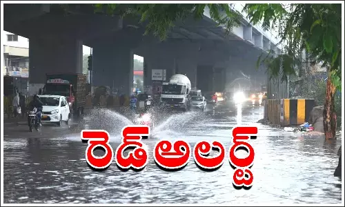 Red alert for hyderabad, Heavy rains red alert, IMD Weather forecast, Heavy rains