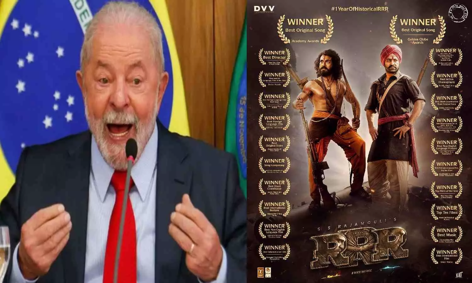 Brazil president, Lula da Silva, RRR