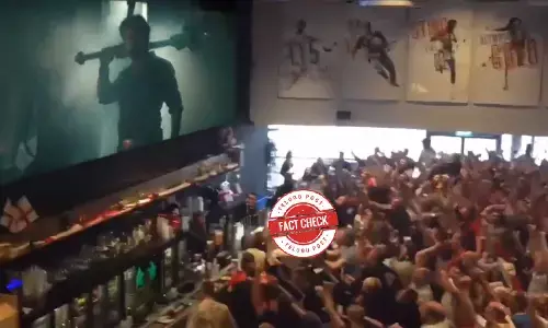 ಫ್ಯಾಕ್ಟ್‌ಚೆಕ್‌ : ಶಾರುಖ್‌  ಖಾನ್‌ ಅಭಿನಯದ ಜವಾನ್‌ ಟ್ರೇಲರ್‍‌ ಸಂಭ್ರಮಿಸುತ್ತಿರುವ ವಿಡಿಯೋ ನಕಲಿ