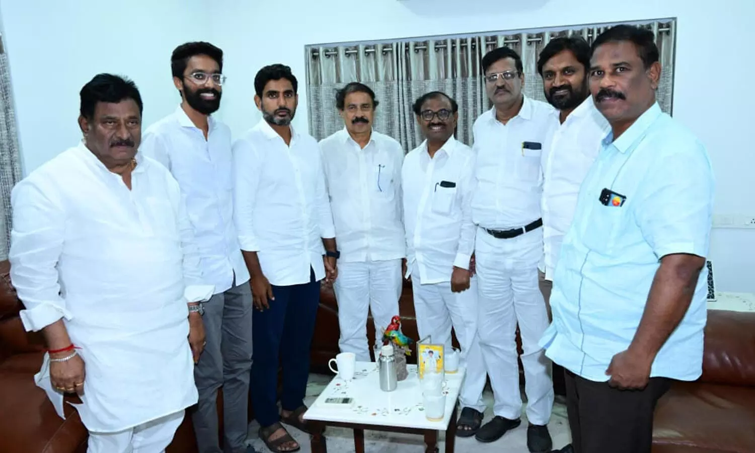 ramakrishna, meets, Lokesh, cbn arrest,