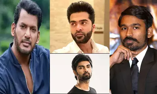 vishal, Silambarasan, Dhanush, Atharvaa