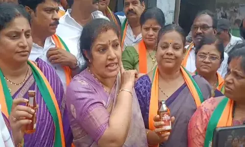 westgodavari, liquor, narasapuram, daggubatipurandeshwari, purandeshwari, bjp