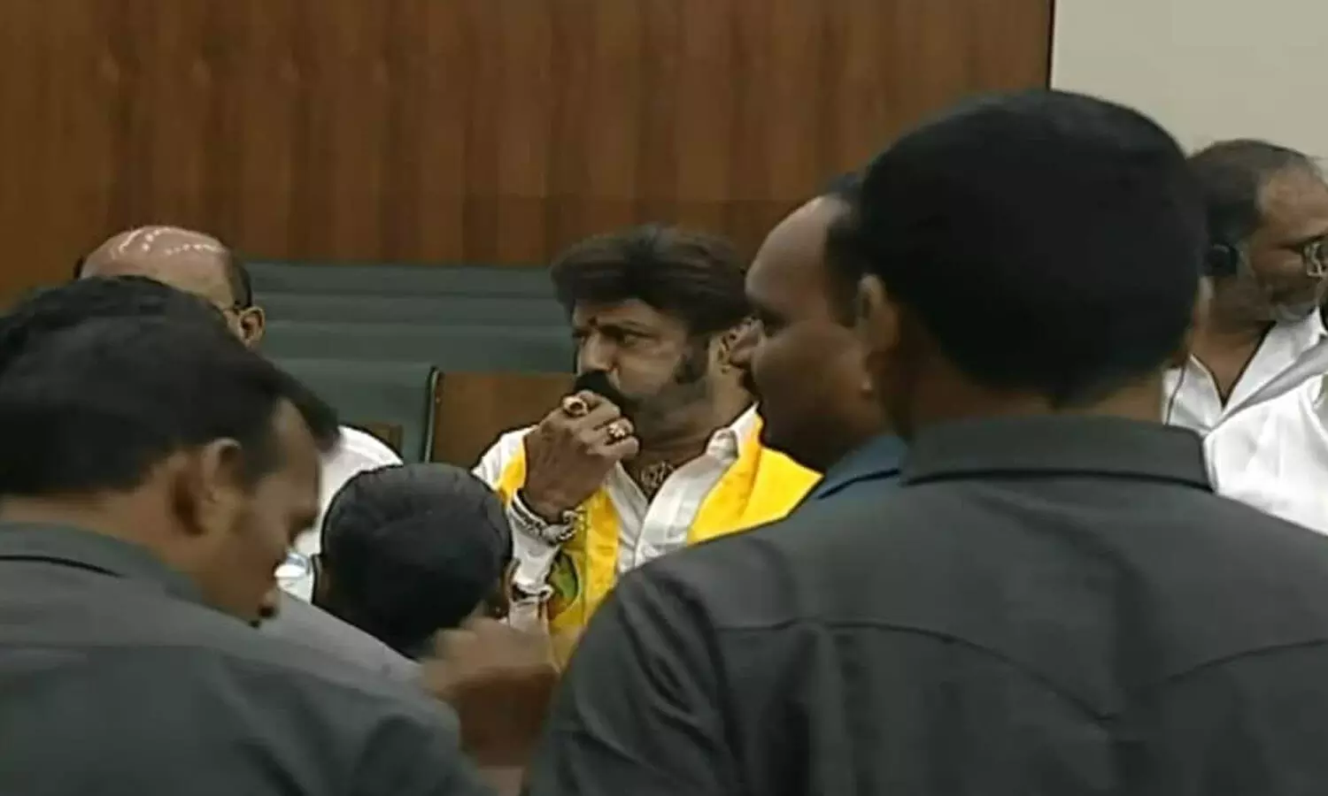 whistle, balakrishna, assembly, ambati rambabu