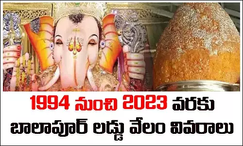 Balapur Ganesh Laddu Auction