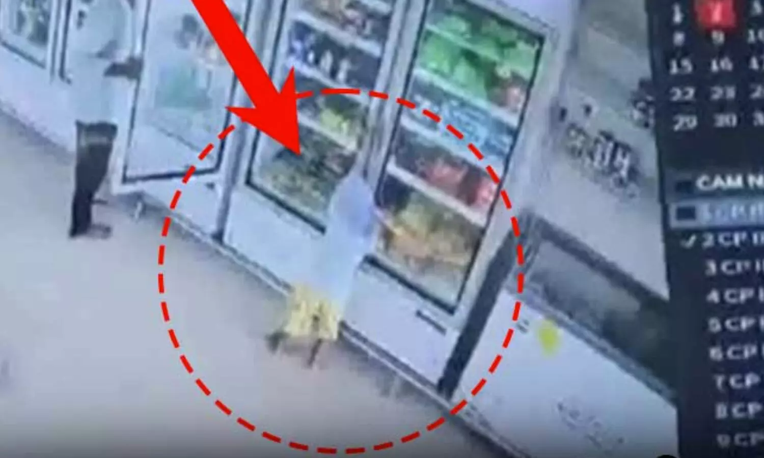 nizamabad, Fridge, electricshock, Girl, Supermarket, SupermarketFridge