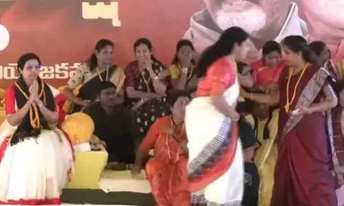 nara bhuvaneshwari, deeksha, rajahmundry, cbn arrest