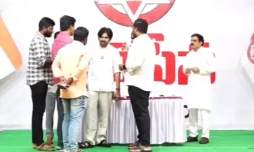 back pain, pawan kalyan, janavani, krishna district