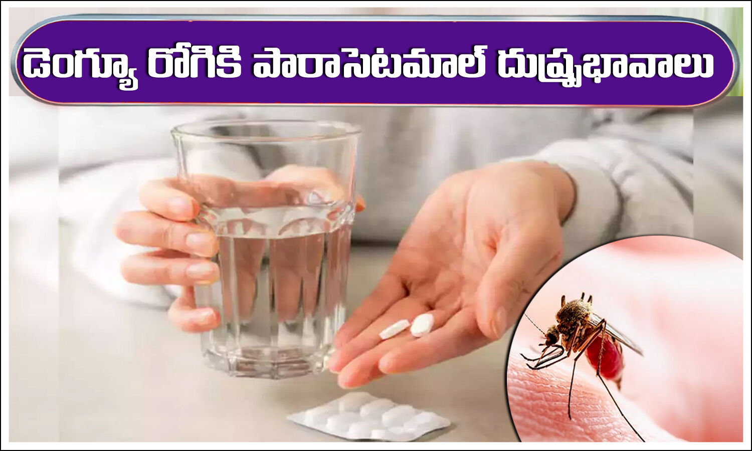 డెంగ్యూ రోగికి పారాసెటమాల్ వల్ల కలిగే నష్టాలు ఏమిటి? Side Effects Of