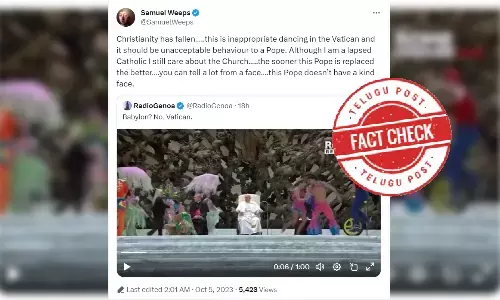 Pope watching Circus, Vatican has fallen, Christianity has fallen