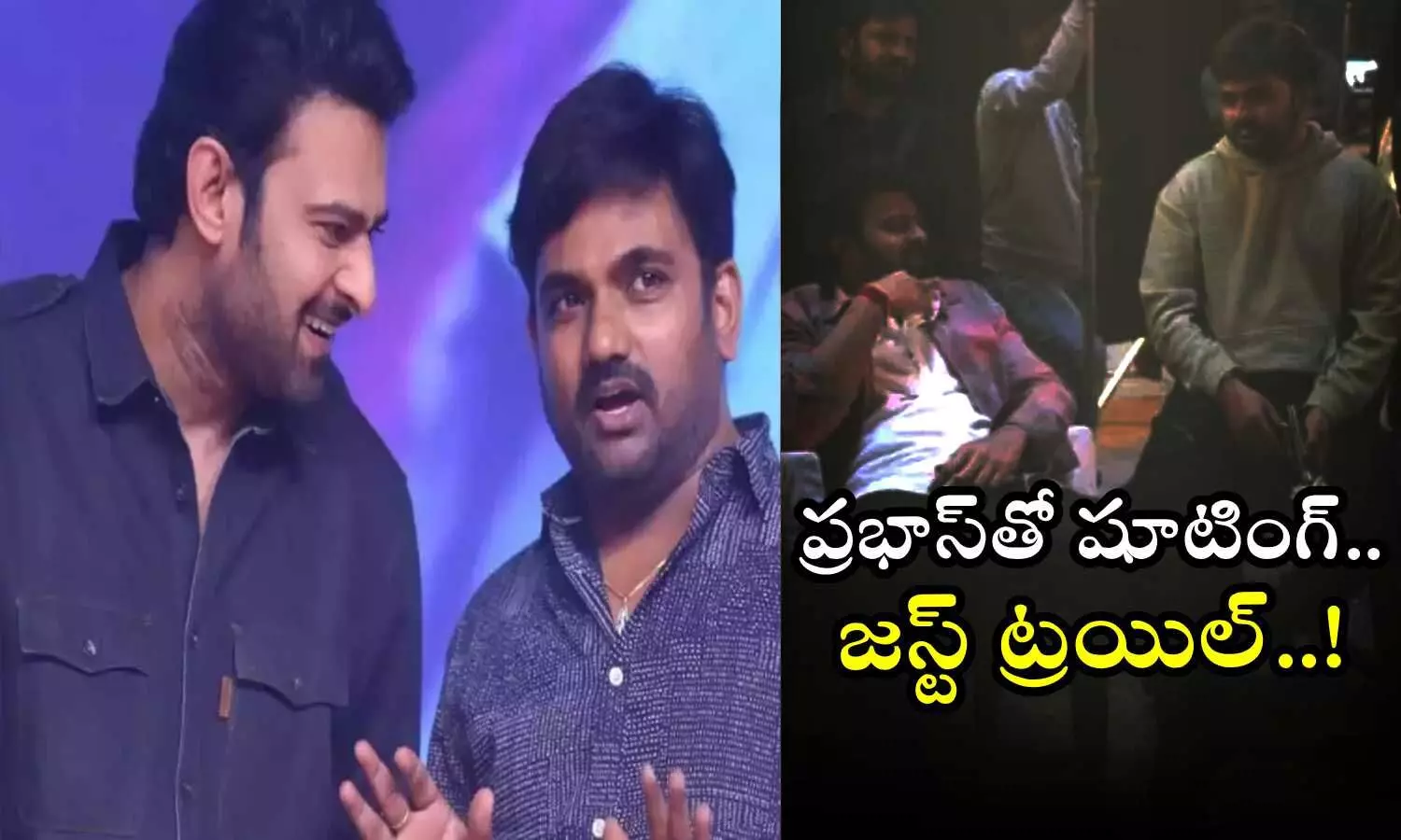 Director Maruthi, Prabhas, Salaar