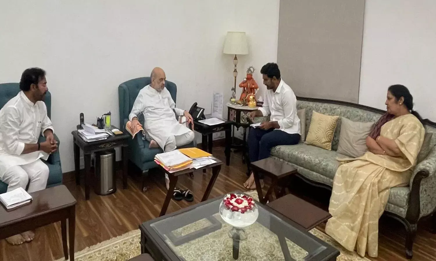 nara lokesh, tdp, amit shah, meeting