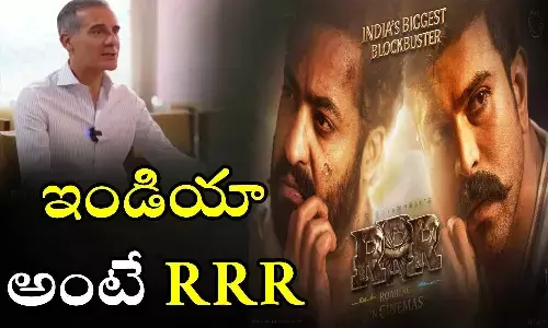 US Ambassador Eric Garcetti, Rajamouli, RRR, India