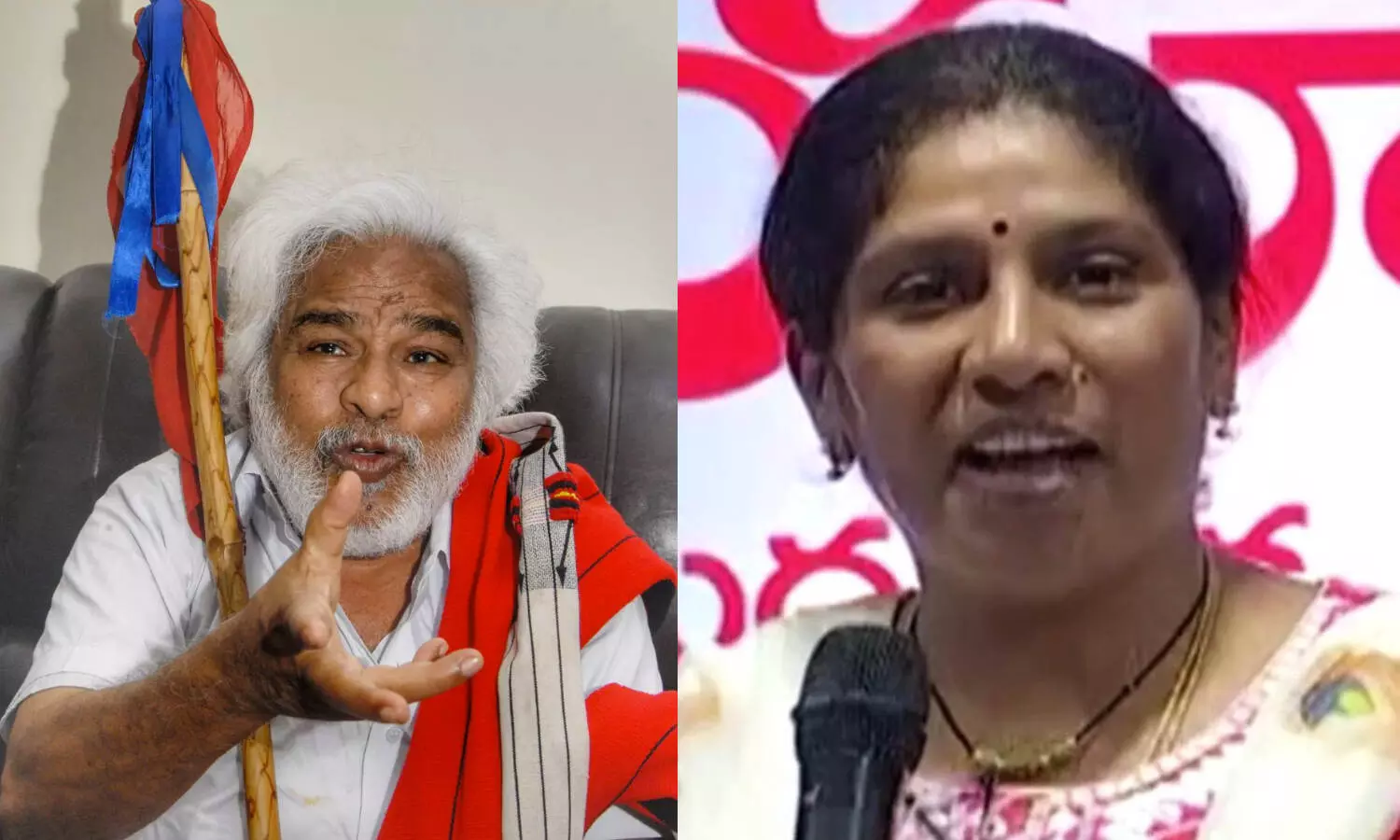 Gaddar, Vennela, GaddarDaughter, Congress, CongressParty