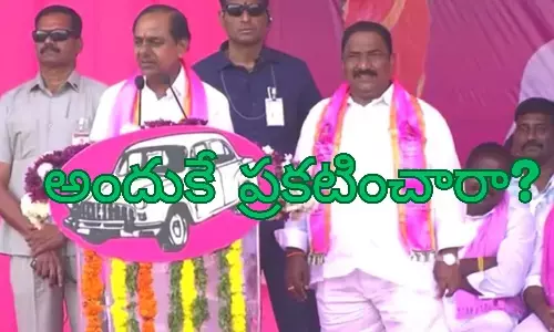 kcr, brs, nama nageswara rao, loksabha, candidate,  announcement
