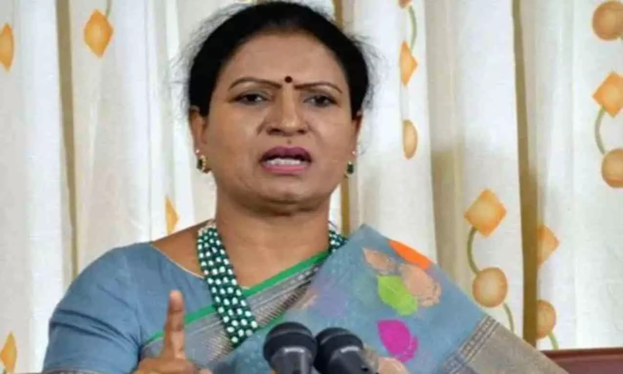 dk aruna,  leader, bjp, telangana, campaign, elections