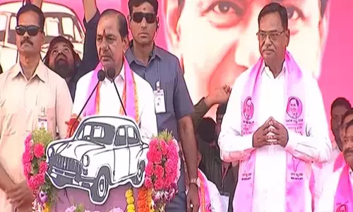 kcr, brs chief, congress, peddapalli, election campaign