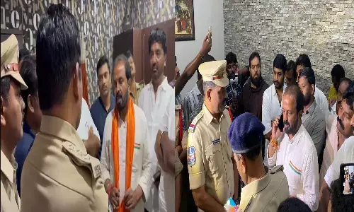 madhu yashki, police, searches, congress