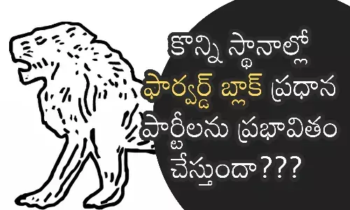 Forward block, gulf leaders, impacts, major parties, telangana, elections