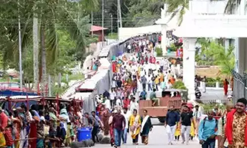 crowd, devotees, tirumala, quelines