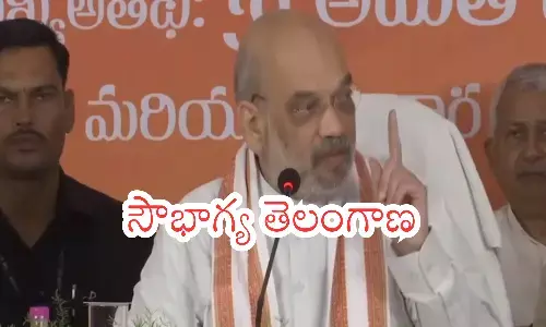 bjp,  manifesto, released amit shah, telangana elections