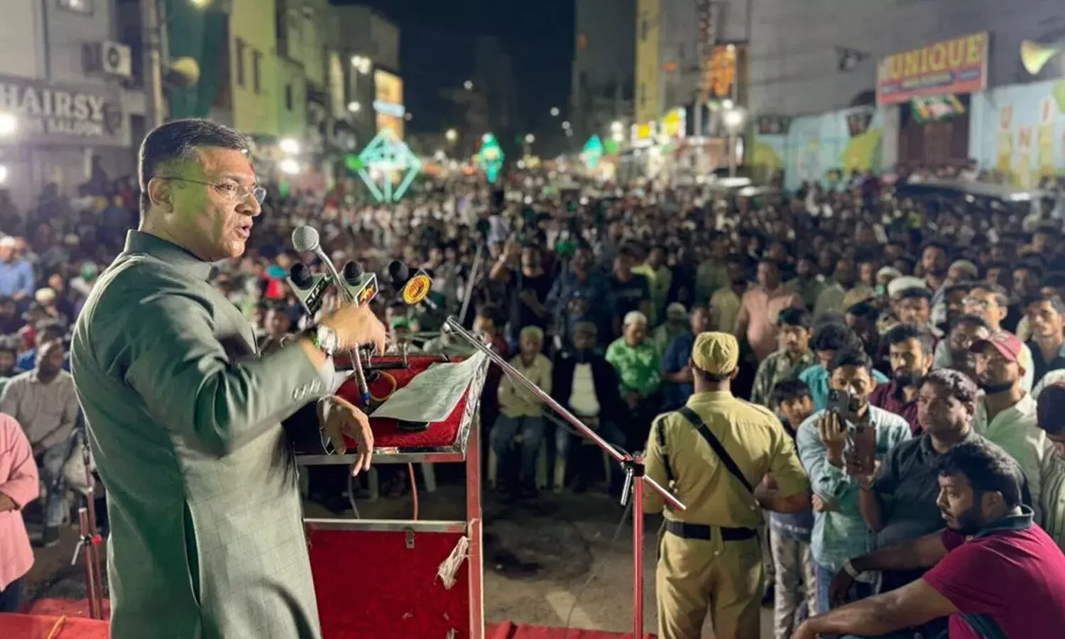 akbaruddin, mim leader, case,  registered, police