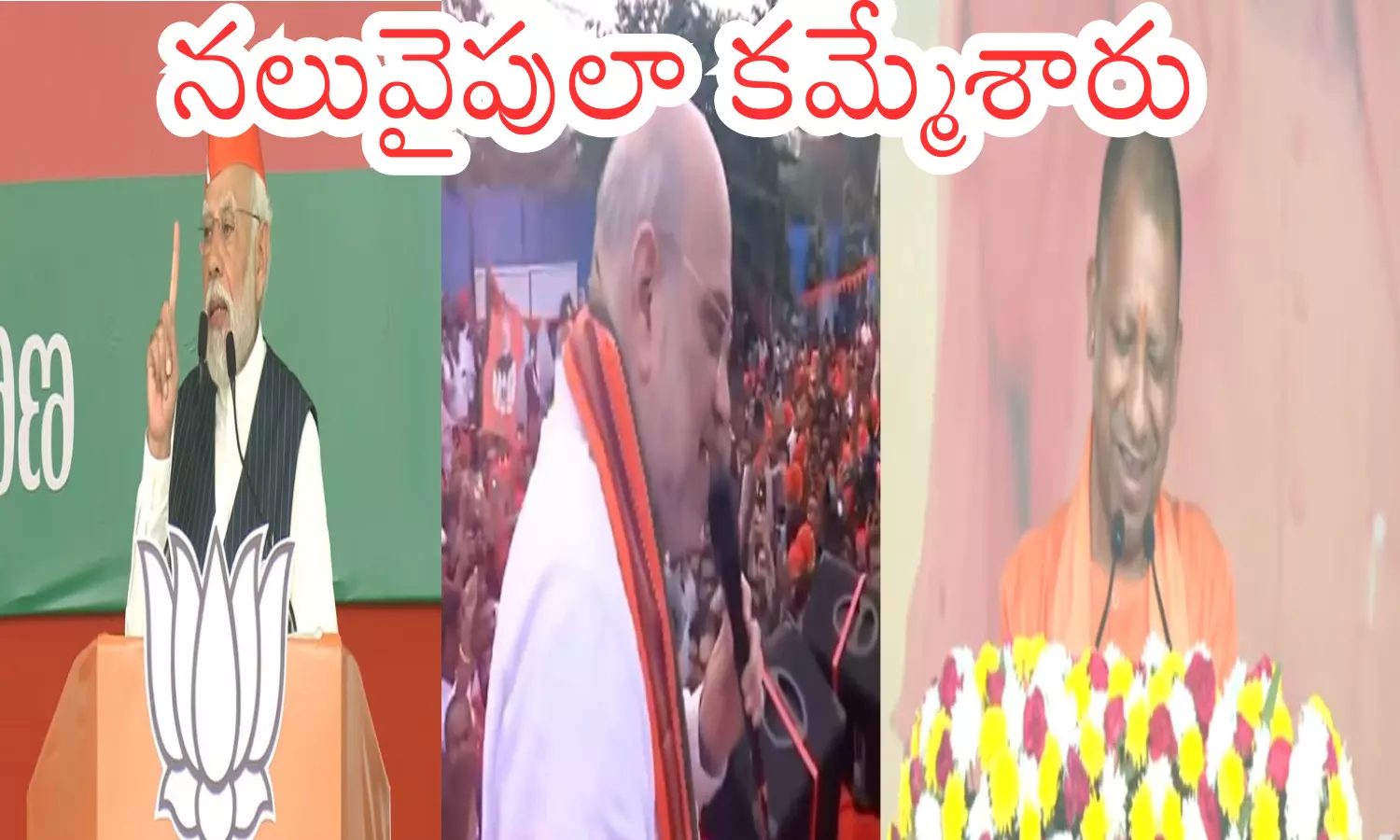 bjp, top leaders, campaign, telangana, elections