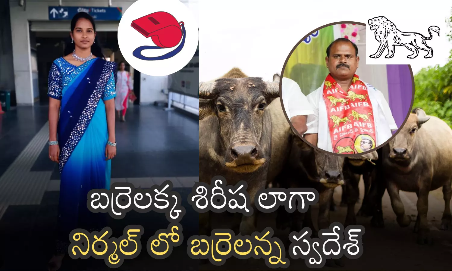 telangana elections, campaign, nirmal, gulf candidate, swadesh, unique style of campaign, support of barrelakka