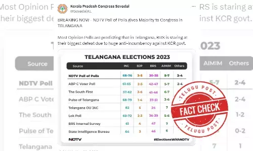 NDTV poll of Polls, Telangana Elections 2023, NDTVPolls