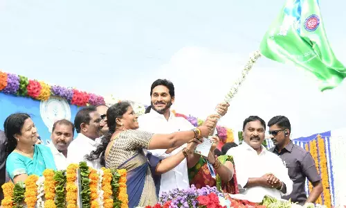 ys jagan,chief minister,  100 vehicles, andhra pradesh
