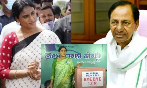 ys sharmila, sharmila, kcr, packup, telangana election results