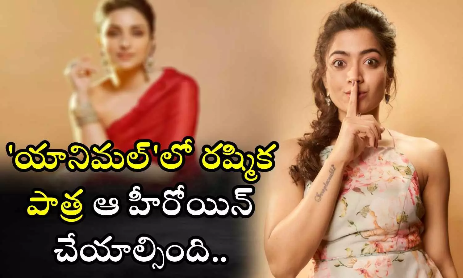 Rashmika Mandanna, Animal Movie, bollywood heroine