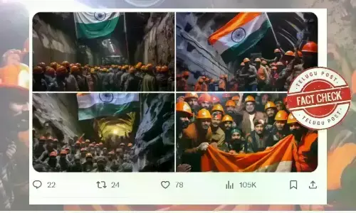 Silkyara Tunnel, Chardham Yatra, holding indian flag, Rescue team, uttarakhand, rat hole miners, artificial intelligence