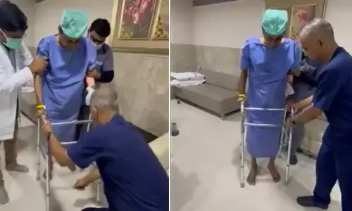 kcr, excmkcr, walker, yasodhahospital, brsparty