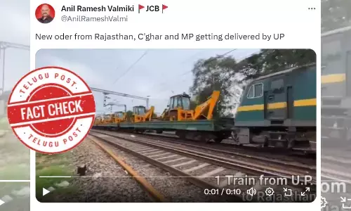 JCB on train, JCB to Rajasthan, Uttar Pradesh to Rajsthan, BJP in Rajasthan