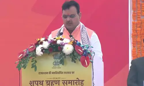 bhajanlal sharma,  chief minister, sworn, rajasthan, political news