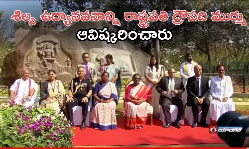Draupadi murmu, rastrapathi winter visit, Hyderabad, rock garden, Rastrapathi bhavan, hyderabad news, political news, telangana , rock garden, Rastrapathi bhavan, hyderabad news, political news, telangana
