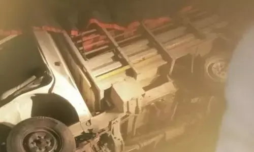 road accident, tipper, four died, nalgonda district, crime news, telangana, nalgonda news