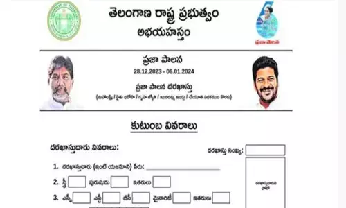 welfare schemes, application, government, telangana, abhaya hastham application form, telangana schemes application, praja palan application