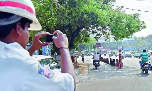 pending challans, telangana, income, crores