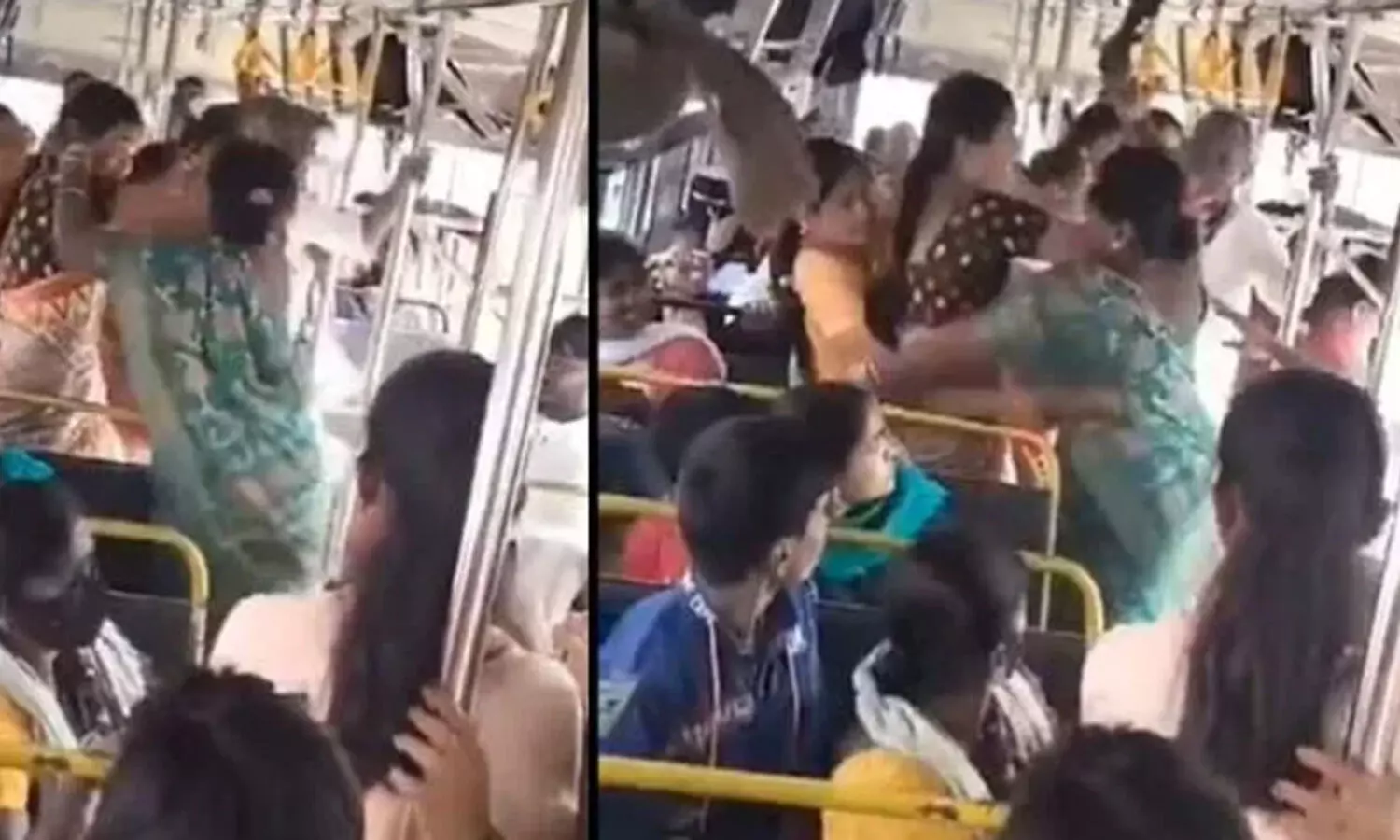 Free Bus : సీటు కోసం సిగపట్లు.. ఫ్రీ బస్సులో పాట్లు