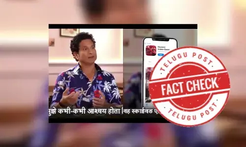 Fact Check : Master Blaster falls victim to Deepfake