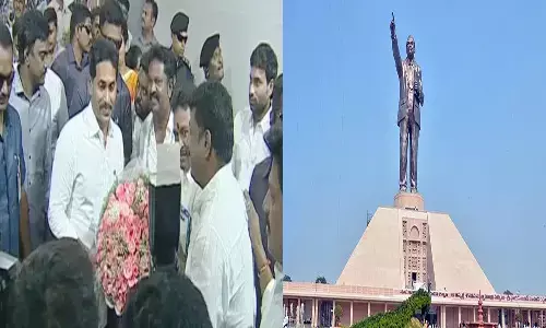 Dr.B.R.Ambedkar statue Vijayawada: విజయవాడలో అతిపెద్ద అంబేడ్కర్ విగ్రహాన్ని ఆవిష్కరించిన జగన్