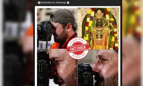 Fact Check: Photographer broke down in 2019 Asian Cup Not in Ayodhya