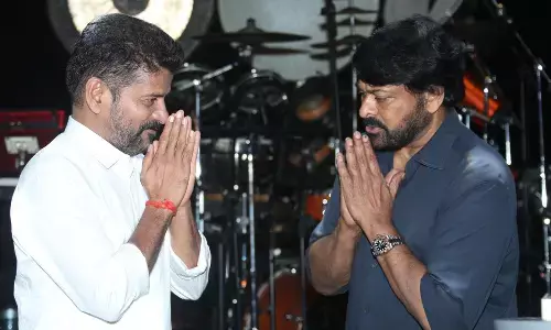 revanth reddy, chief minister, chiranjeevi, hyderabad