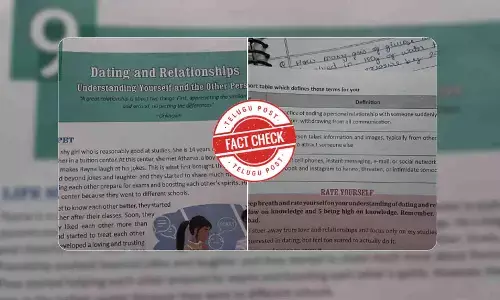 Fact Check: Image claiming to be excerpt from CBSE textbook on dating is FALSE