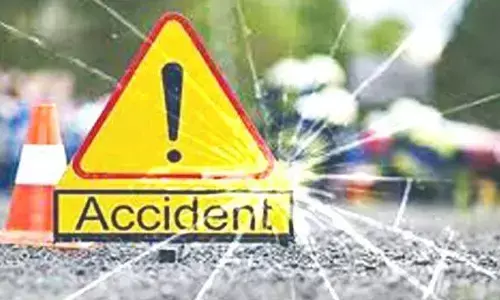 road accident, bus, gudipadu, kadapa