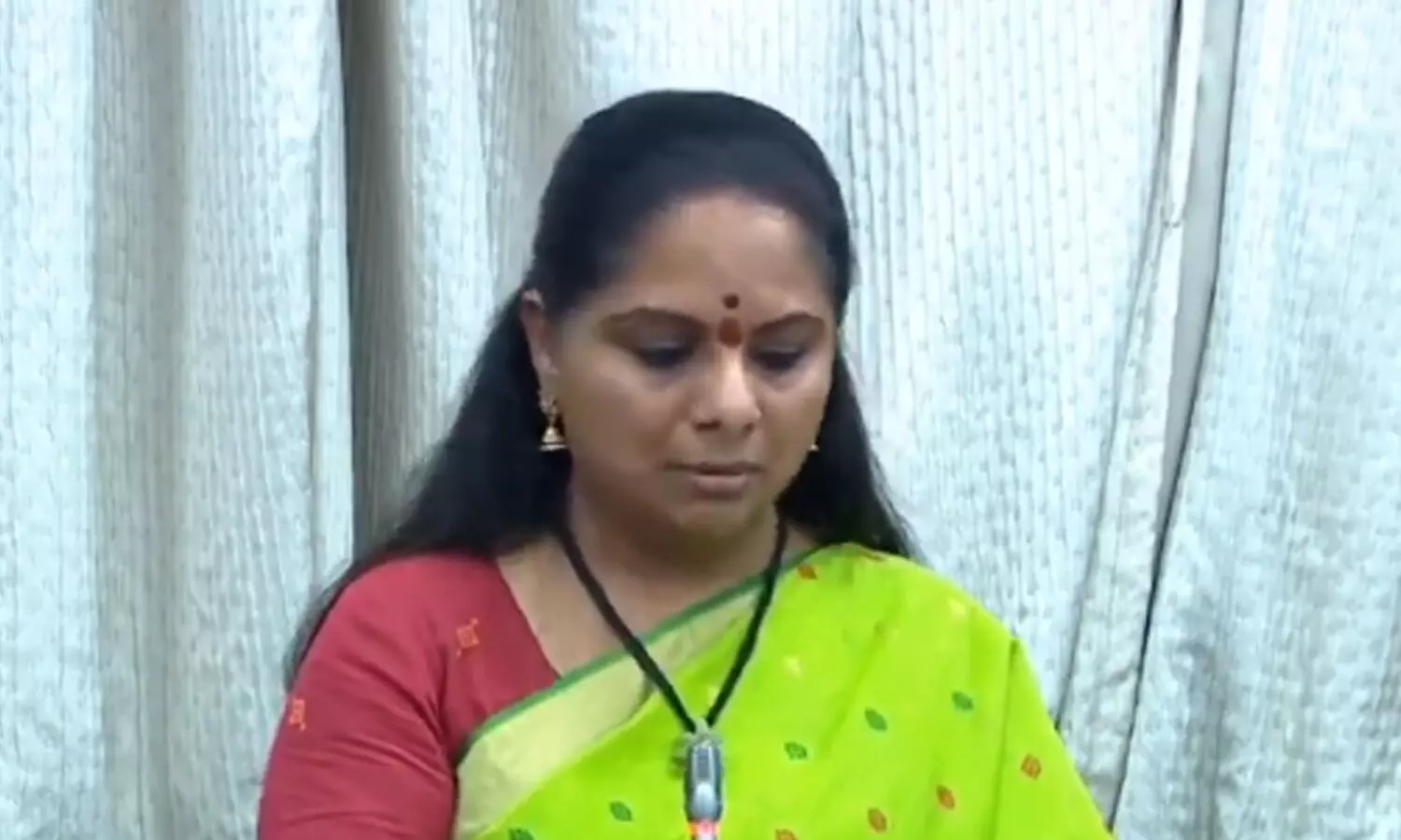 Kalvakuntla Kavitha : ఆ తల్లి విగ్రహం తీసేసి మీ నేత విగ్రహం పెడతారా?