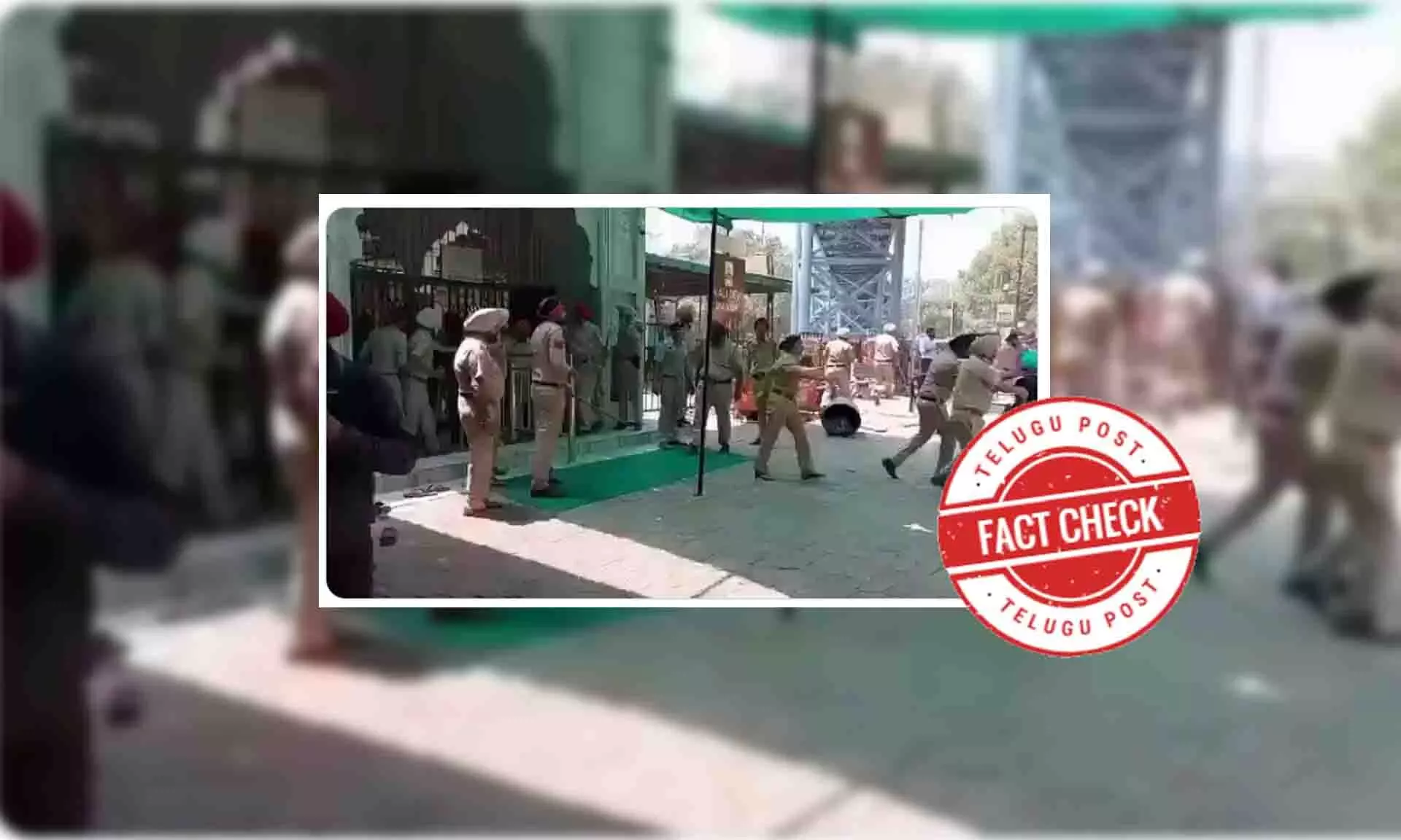 Fact Check: Video claiming ‘Khalistanis’ destroyed a temple in Delhi during farmers’ protest is Misleading