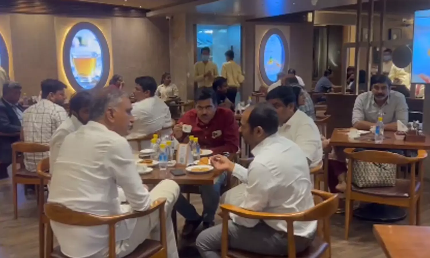 harish rao, former minister,  irani chai, niloufer cafe